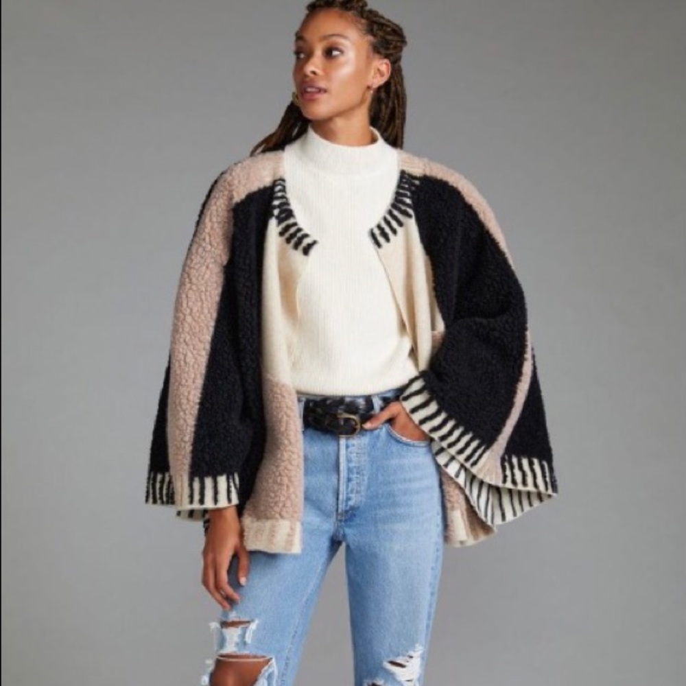 NWT Anthropologie Maeve ✨Dusk and Dawn Cape✨ $140 One Size ✨ Boho